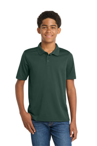 Sport-Tek Youth PosiCharge RacerMesh Polo - Dark Forest Green