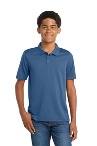 Sport-Tek Youth PosiCharge RacerMesh Polo - Dawn Blue