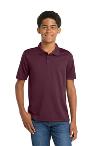 Sport-Tek Youth PosiCharge RacerMesh Polo - Maroon