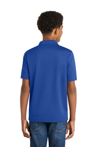 Sport-Tek Youth PosiCharge RacerMesh Polo - True Royal Back