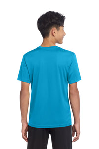 Sport-Tek Youth PosiCharge Re-Compete Tee YST720 - Atomic Blue Back