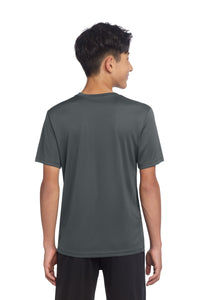 Sport-Tek Youth PosiCharge Re-Compete Tee YST720 - Iron Grey Back