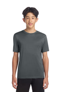 Sport-Tek Youth PosiCharge Re-Compete Tee YST720 - Iron Grey