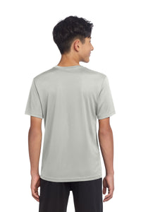 Sport-Tek Youth PosiCharge Re-Compete Tee YST720 - Silver Back