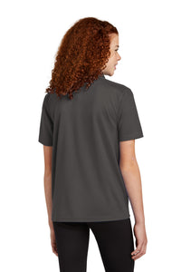 Sport-Tek Youth UV Micropique Polo YST740 - Graphite Back