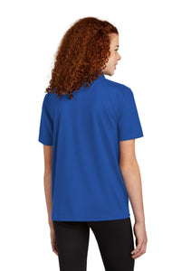 Sport-Tek Youth UV Micropique Polo YST740 - True Royal Back