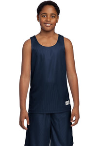DISCONTINUED Sport-Tek Youth PosiCharge Mesh Reversible Tank - True Navy